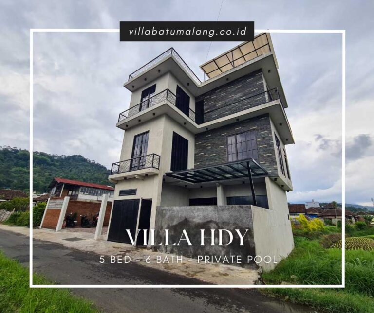 Villa 5 Kamar View Pegunungan di Batu