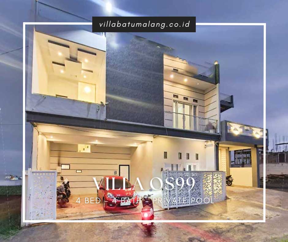 Villa 4 Kamar Murah Dekat BNS, Villa OS99 - Villa Batu Malang