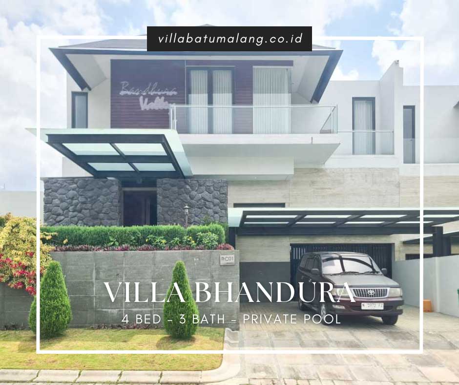 Villa 4 Kamar Full AC dekat Jatim Park 2, Villa Bhandura - Villa Batu ...